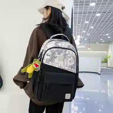 行途 大学生大容量小众休闲旅行电脑 尼龙 背包双肩包 男女同款情侣款 多色