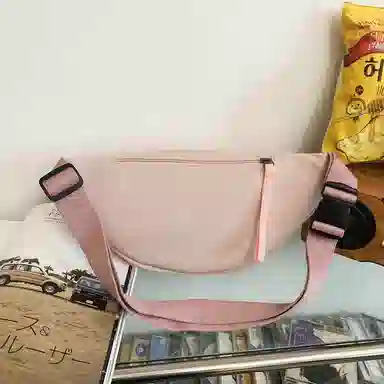 行途 潮流女包时尚质感学生斜挎包休闲手机包百搭 尼龙 胸包 男女同款情侣款 多色