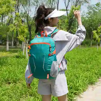 行途 可折叠多用途轻便防泼水 尼龙 双肩包 常规 男女同款情侣款 多色