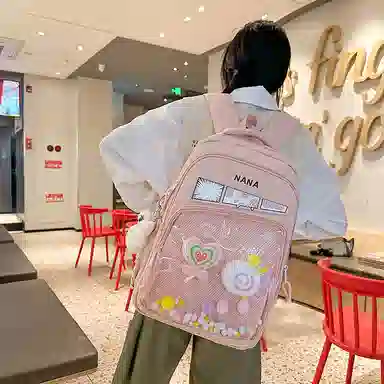 行途 书包超轻初中二次元 尼龙 痛包 女款