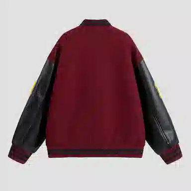 KNOCKSPARK Racing Embroidered Bomber Jacket