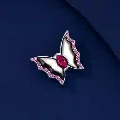 法思梵 蝴蝶之恋系列 个性别致浪漫小众轻奢高级时尚简约百搭气质 精致优雅设计感温柔 合金 胸针 女款