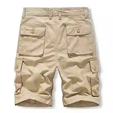 金盾 纯色夏季工装潮流休闲短裤 男款