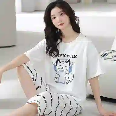 向薇 休闲可爱居家睡衣套装 女款