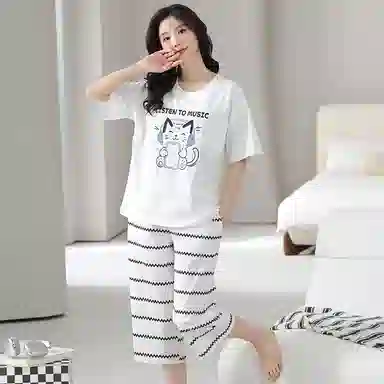 向薇 休闲可爱居家睡衣套装 女款