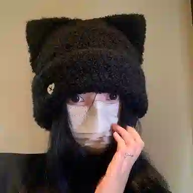 杨同学 可爱百搭保暖舒适 绒线 帽子 男女同款情侣款