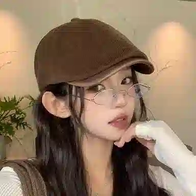 杨同学 复古文艺英伦风灯芯绒前进帽时尚百搭 涤纶 贝雷帽 女款 黑色/咖啡/卡其/米色