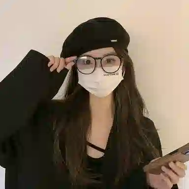 杨同学 经典纯色毛呢金属小标显脸小 涤纶 贝雷帽 女款