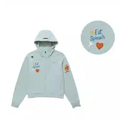 DESCENTE Logo Zip Hoodie