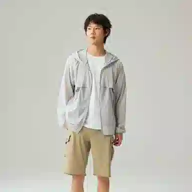 探路者 春夏户运动外休闲轻薄外套 透气防紫外线防晒服 男款
