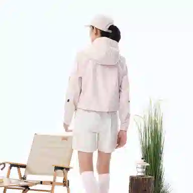 探路者  户外休闲运动  山地多用途徒步 防水防风冲锋衣 女款