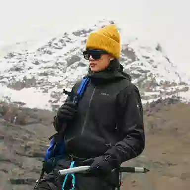 探路者  专业户外登山防风  防水防风耐磨冲锋衣 男款