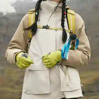 探路者  户外登山两件套  防水耐磨保暖二合一套绒冲锋衣 女款