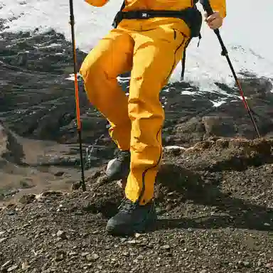探路者 户外登山 防水透湿 高弹耐磨硬壳冲锋裤 男女同款