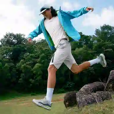 探路者 春夏速干徒步户外舒适弹力运动休闲短裤 男款