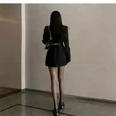 桴生 韩系幂式秋收腰显瘦腰带西服外套西装 女款