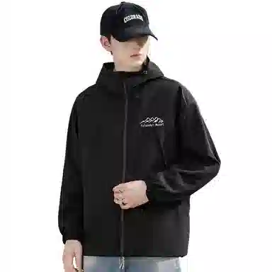 图兰朵  山地户外登山运动休闲宽松连帽百搭夹克外套软壳  防水防风冲锋衣 男女同款