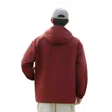 图兰朵  山地户外登山运动休闲宽松连帽百搭夹克外套软壳  防水防风冲锋衣 男女同款