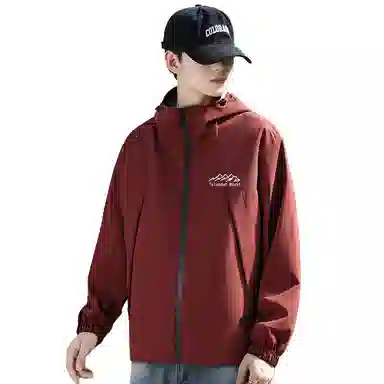 图兰朵  山地户外登山运动休闲宽松连帽百搭夹克外套软壳  防水防风冲锋衣 男女同款