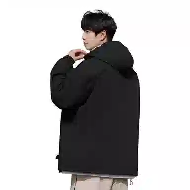 图兰朵  山地户外登山运动休闲宽松连帽百搭夹克外套软壳  防水防风冲锋衣 男女同款