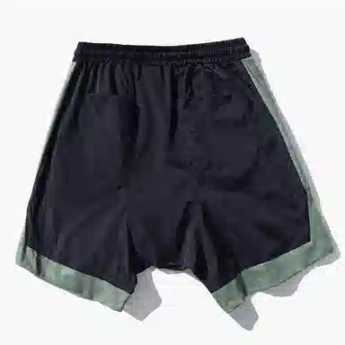 乱步 美式篮球夏季字母嘻哈街头运动裤中裤子宽松阔腿五分裤休闲短裤 男女同款