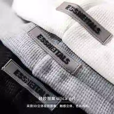 乱步 美式复古连帽华夫格开衫 拉链卫衣秋冬四条杠外套情侣装 男女同款