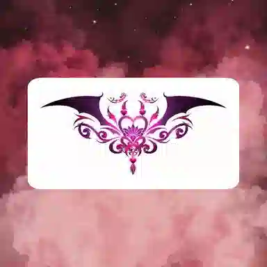 轻迎  之心纹身贴防水遮盖疤痕腹部腰胸口性感图腾贴纸