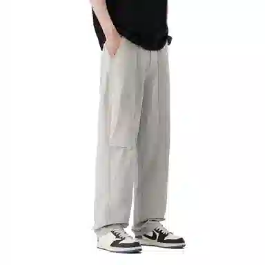 帝狼牛 日系复古伞兵户外工装裤美式潮牌宽松阔腿休闲裤 男女同款