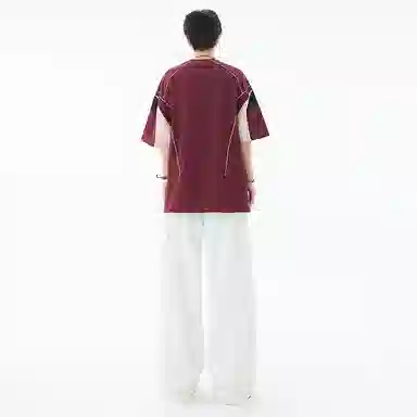 帝狼牛 美式宽松日系复古潮牌休闲裤纯色工装长裤牛仔裤 男女同款
