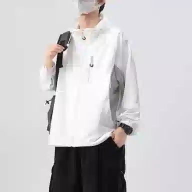 帝狼牛 宽松潮牌山系轻薄户外连帽长袖透气防紫外线防晒服 男女同款