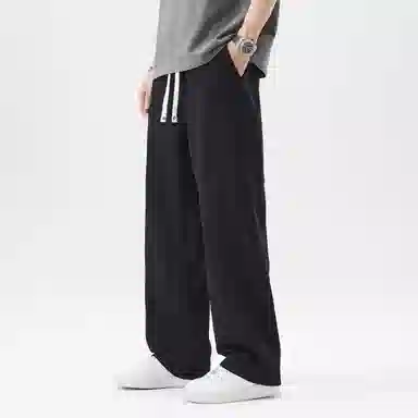 帝狼牛 美式高街宽松舒适系带潮流时尚复古百搭休闲裤 男女同款
