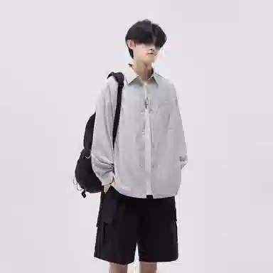 帝狼牛 山系户外翻领宽松舒适落肩防晒服 男女同款