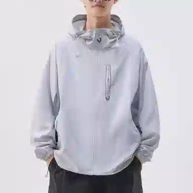 帝狼牛 宽松潮牌山系轻薄户外连帽长袖透气防紫外线防晒服 男女同款