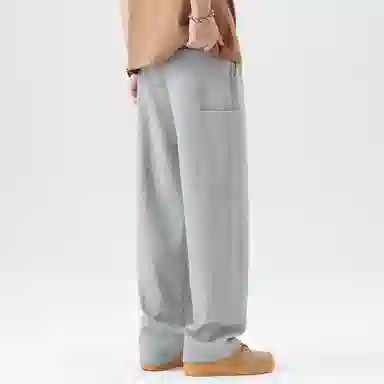 帝狼牛 美式高街宽松舒适系带潮流时尚复古百搭休闲裤 男女同款