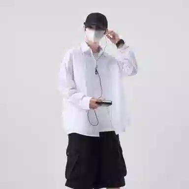 帝狼牛 山系户外翻领宽松舒适落肩防晒服 男女同款