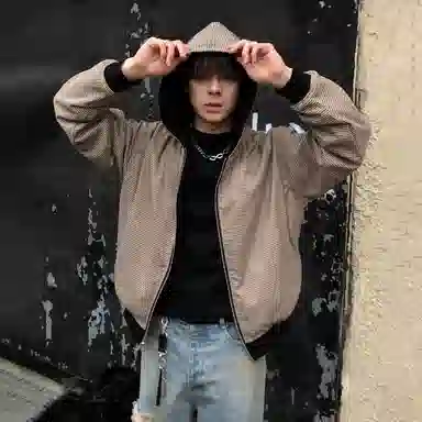 WKOOG Cleanfit Reversible Houndstooth Jacket