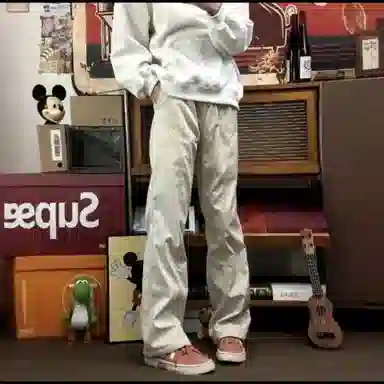 虫小绿 美式高街机能风运动工装裤 多场景适用 舒适亲肤 防水速干休闲裤 男女同款