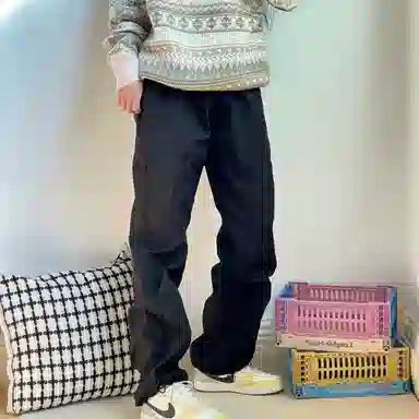 虫小绿 美式高街机能风运动工装裤 多场景适用 舒适亲肤 防水速干休闲裤 男女同款