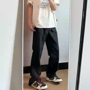虫小绿 美式高街机能风运动工装裤 多场景适用 舒适亲肤 防水速干休闲裤 男女同款