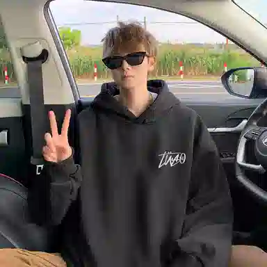 诗丹帝国 潮牌美式重磅带帽衣服男生秋冬季青少年休闲宽松早秋运动穿搭情侣外套卫衣 男款