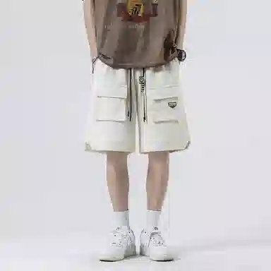 诗丹帝国 美式复古宽松篮球运动外穿工装五分裤潮牌休闲短裤 男款
