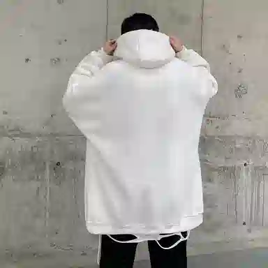 诗丹帝国 潮牌美式重磅带帽衣服男生秋冬季青少年休闲宽松早秋运动穿搭情侣外套卫衣 男款