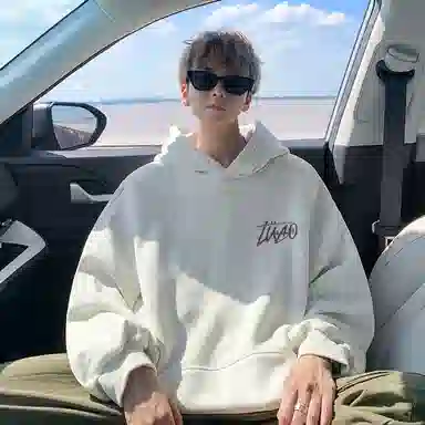诗丹帝国 潮牌美式重磅带帽衣服男生秋冬季青少年休闲宽松早秋运动穿搭情侣外套卫衣 男款