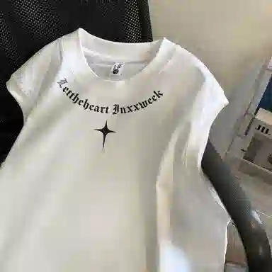 诗丹帝国 美式复古高街轻奢图案高级感纯棉运动透气背心 男女同款
