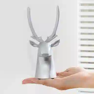 轻迎 不锈钢鹿头甲沟钳礼盒高档麋鹿鹰嘴钳剪刀修甲斜口指甲刀单个家用尖修脚炎鹰嘴钳 便携锋利