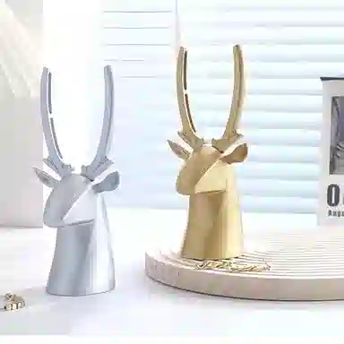 轻迎 不锈钢鹿头甲沟钳礼盒高档麋鹿鹰嘴钳剪刀修甲斜口指甲刀单个家用尖修脚炎鹰嘴钳 便携锋利