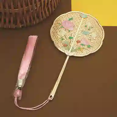 轻迎 国潮古风手持镜梳妆镜小镜子化妆镜随身镜创意文创便携旅行宿舍