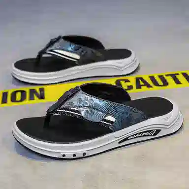 隆鹰 时尚简约 舒适 防磨防滑人字拖鞋 男款