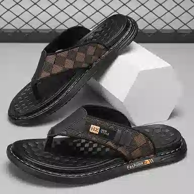 隆鹰 轻盈舒适百搭出行 轻盈人字拖鞋 男款