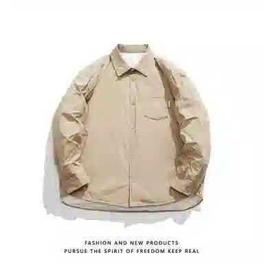 鸭鸭 长袖短款纯色羽绒服 男女同款